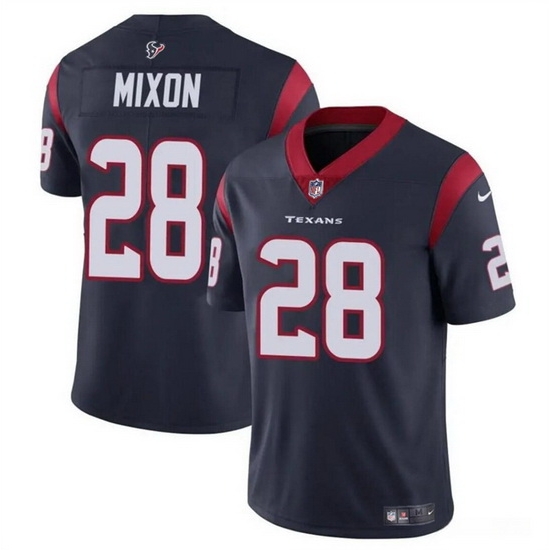 Men Houston Texans 28 Joe Mixon Navy Vapor Untouchable Stitched Football Jersey Men Houston Texans 28 Joe Mixon Navy Vapor Untouchable Stitched Football Jersey