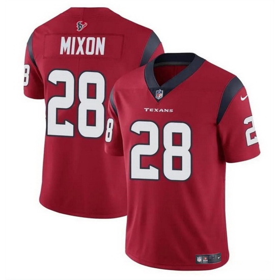 Men Houston Texans 28 Joe Mixon Red Vapor Untouchable Stitched Football Jersey Men Houston Texans 28 Joe Mixon Red Vapor Untouchable Stitched Football Jersey