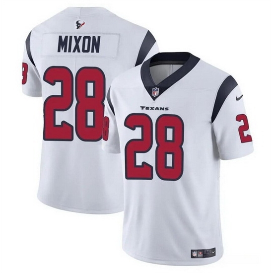 Men Houston Texans 28 Joe Mixon White Vapor Untouchable Stitched Football Jersey Men Houston Texans 28 Joe Mixon White Vapor Untouchable Stitched Football Jersey