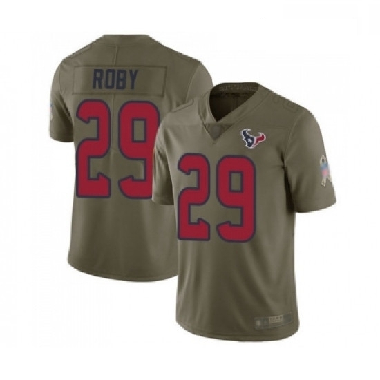 Men Houston Texans 29 Bradley Roby Limited Olive 2017 Salute to Service Football Jersey Men Houston Texans 29 Bradley Roby Limited Olive 2017 Salute to Service Football Jersey