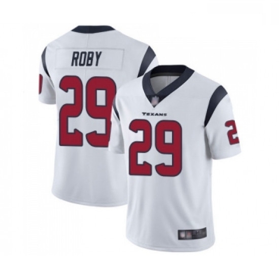 Men Houston Texans 29 Bradley Roby White Vapor Untouchable Limited Player Football Jersey Men Houston Texans 29 Bradley Roby White Vapor Untouchable Limited Player Football Jersey