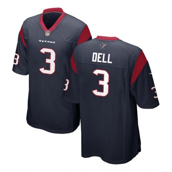 Men Houston Texans 3 Tank Dell Navy Stitched Game Football Jersey Men Houston Texans 3 Tank Dell Navy Stitched Game Football Jersey
