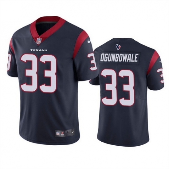 Men Houston Texans 33 Dare Ogunbowale Navy Vapor Untouchable Limited Stitched Jersey Men Houston Texans 33 Dare Ogunbowale Navy Vapor Untouchable Limited Stitched Jersey