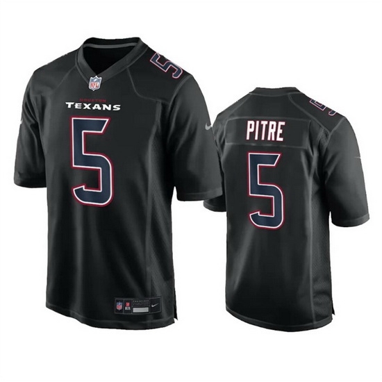 Men Houston Texans 5 Jalen Pitre Black Fashion Vapor Untouchable Limited Stitched Football Jersey Men Houston Texans 5 Jalen Pitre Black Fashion Vapor Untouchable Limited Stitched Football Jersey
