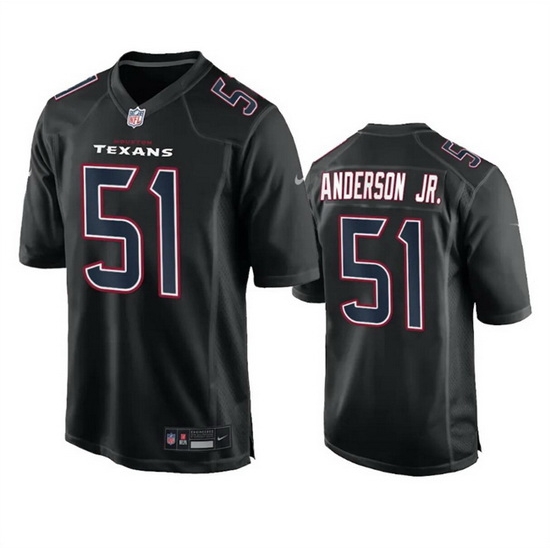 Men Houston Texans 51 Will Anderson Jr Black Fashion Vapor Untouchable Limited Stitched Football Jersey Men Houston Texans 51 Will Anderson Jr Black Fashion Vapor Untouchable Limited Stitched Football Jersey