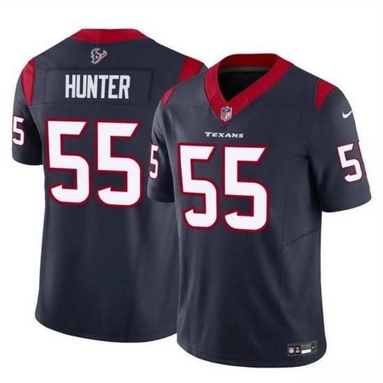Men Houston Texans 55 Danielle Hunter Navy 2024 F U S E 2023 F U S E Vapor Untouchable Stitched Football Jersey Men Houston Texans 55 Danielle Hunter Navy 2024 F U S E 2023 F U S E Vapor Untouchable Stitched Football Jersey