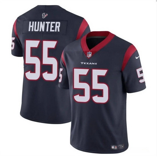 Men Houston Texans 55 Danielle Hunter Navy Vapor Untouchable Stitched Football Jersey Men Houston Texans 55 Danielle Hunter Navy Vapor Untouchable Stitched Football Jersey