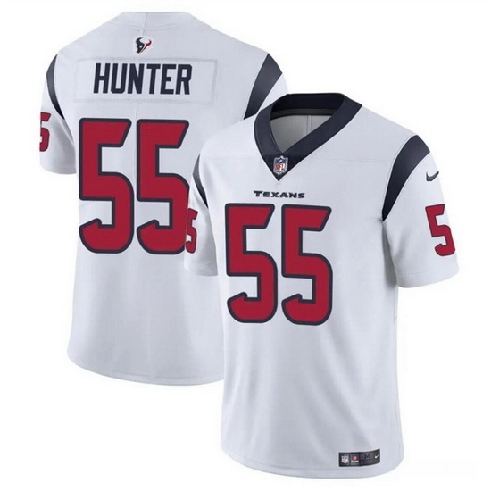 Men Houston Texans 55 Danielle Hunter White Vapor Untouchable Stitched Football Jersey Men Houston Texans 55 Danielle Hunter White Vapor Untouchable Stitched Football Jersey
