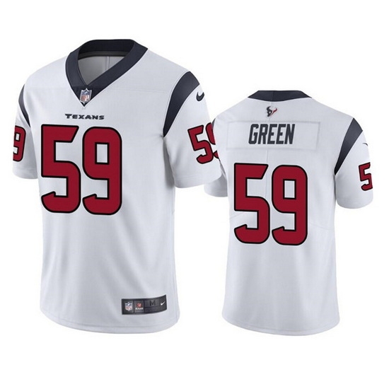 Men Houston Texans 59 Kenyon Green White Vapor Untouchable Limited Stitched Jersey Men Houston Texans 59 Kenyon Green White Vapor Untouchable Limited Stitched Jersey