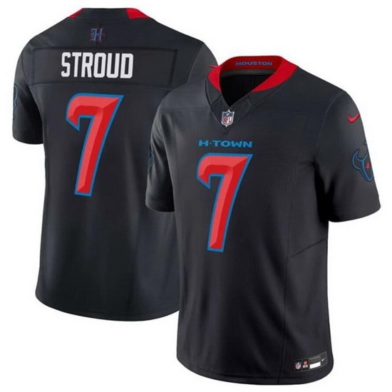 Men Houston Texans 7 C J Stroud Navy 2024 2nd Alternate F U S E Vapor Stitched Jersey Men Houston Texans 7 C J Stroud Navy 2024 2nd Alternate F U S E Vapor Stitched Jersey