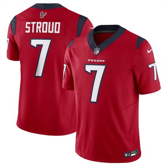 Men Houston Texans 7 C J Stroud Red 2023 F U S E Vapor Untouchable Stitched Football Jersey Men Houston Texans 7 C J Stroud Red 2023 F U S E Vapor Untouchable Stitched Football Jersey