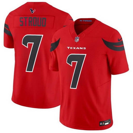 Men Houston Texans 7 C J Stroud Red 2024 Alternate F U S E Vapor Stitched Jersey Men Houston Texans 7 C J Stroud Red 2024 Alternate F U S E Vapor Stitched Jersey