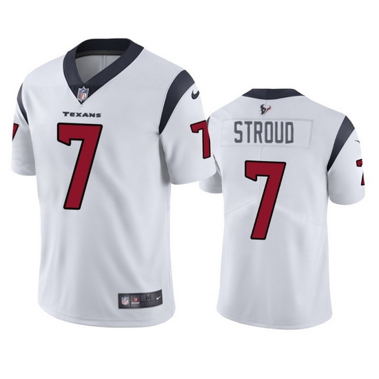 Men Houston Texans 7 C J Stroud White Vapor Untouchable Stitched Football Jersey Men Houston Texans 7 C J Stroud White Vapor Untouchable Stitched Football Jersey