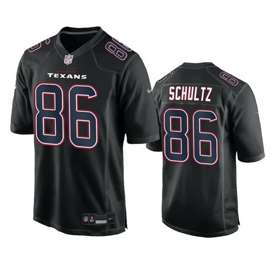 Men Houston Texans 86 Dalton Schultz Black Fashion Vapor Untouchable Limited Stitched Football Jersey Men Houston Texans 86 Dalton Schultz Black Fashion Vapor Untouchable Limited Stitched Football Jersey