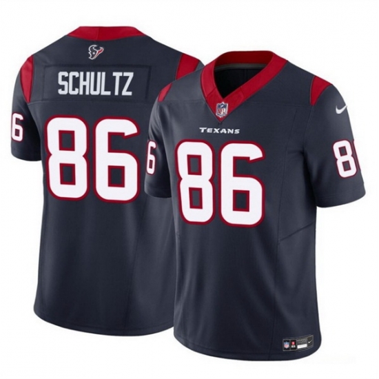 Men Houston Texans 86 Dalton Schultz Navy 2023 F U S E Vapor Untouchable Stitched Football Jersey Men Houston Texans 86 Dalton Schultz Navy 2023 F U S E Vapor Untouchable Stitched Football Jersey