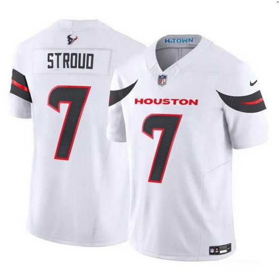 Men Houston Texans Active Player Custom White 2024 Vapor F U S E Limited Stitched Jersey Men Houston Texans Active Player Custom White 2024 Vapor F U S E Limited Stitched Jersey