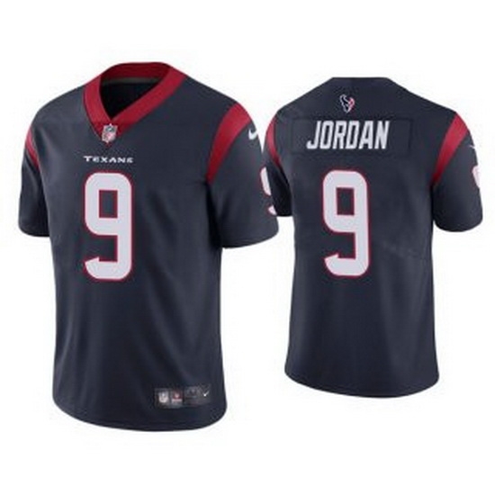 Men Navy Houston Texans 9 Brevin Jordan Vapor Untouchable Limited Stitched Jersey Men Navy Houston Texans 9 Brevin Jordan Vapor Untouchable Limited Stitched Jersey