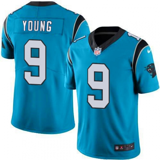 Men Nike Carolina Panthers #9 Bryce Young Teal Vapor Untouchable Limited Stitched NFL Jersey Men Nike Carolina Panthers #9 Bryce Young Teal Vapor Untouchable Limited Stitched NFL Jersey
