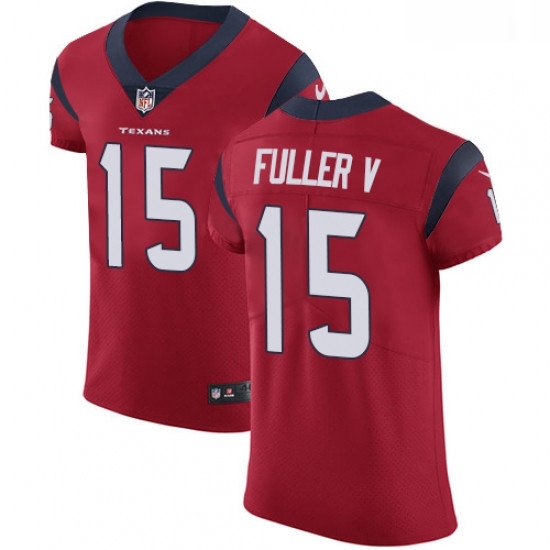 Men Nike Houston Texans 15 Will Fuller V Red Alternate Vapor Untouchable Elite Player NFL Jersey Men Nike Houston Texans 15 Will Fuller V Red Alternate Vapor Untouchable Elite Player NFL Jersey