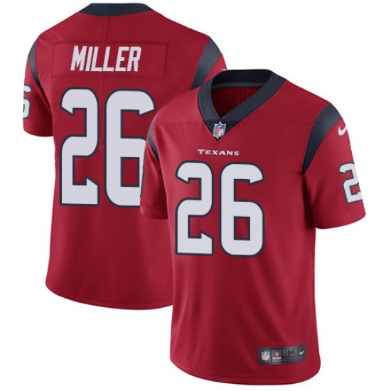 Men Nike Houston Texans 26 Lamar Miller Limited Red Alternate Vapor Untouchable NFL Jersey Men Nike Houston Texans 26 Lamar Miller Limited Red Alternate Vapor Untouchable NFL Jersey