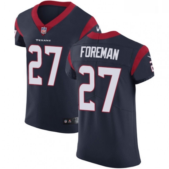 Men Nike Houston Texans 27 DOnta Foreman Navy Blue Team Color Vapor Untouchable Elite Player NFL Jersey Men Nike Houston Texans 27 DOnta Foreman Navy Blue Team Color Vapor Untouchable Elite Player NFL Jersey