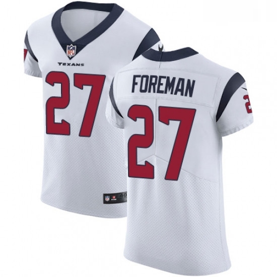 Men Nike Houston Texans 27 DOnta Foreman White Vapor Untouchable Elite Player NFL Jersey Men Nike Houston Texans 27 DOnta Foreman White Vapor Untouchable Elite Player NFL Jersey