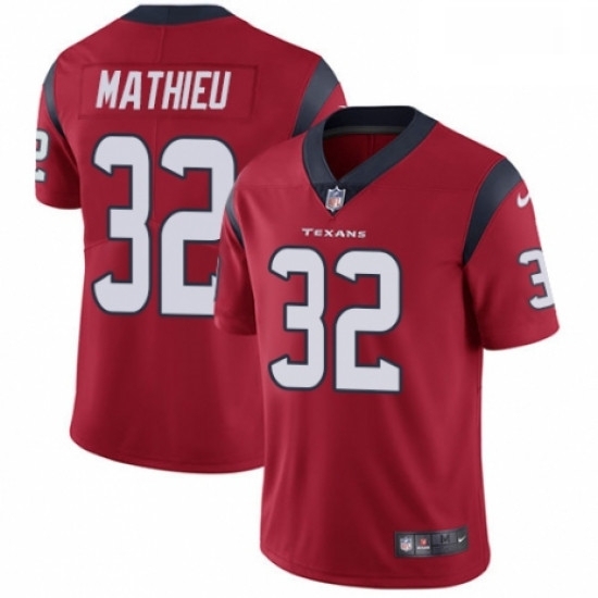 Men Nike Houston Texans 32 Tyrann Mathieu Red Alternate Vapor Untouchable Limited Player NFL Jersey Men Nike Houston Texans 32 Tyrann Mathieu Red Alternate Vapor Untouchable Limited Player NFL Jersey
