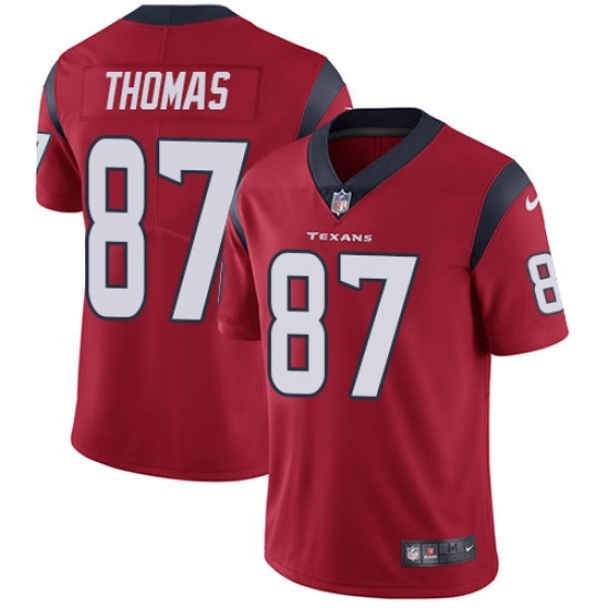 Men Nike Houston Texans 87 Demaryius Thomas Red Alternate Vapor Untouchable Limited Player NFL Jersey Men Nike Houston Texans 87 Demaryius Thomas Red Alternate Vapor Untouchable Limited Player NFL Jersey