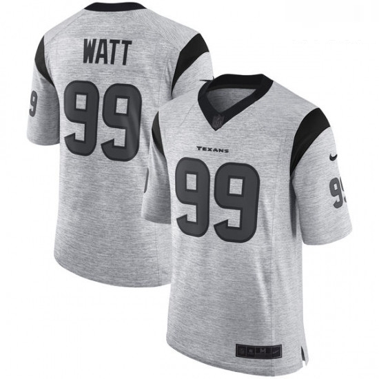 Men Nike Houston Texans 99 JJ Watt Limited Gray Gridiron II NFL Jersey Men Nike Houston Texans 99 JJ Watt Limited Gray Gridiron II NFL Jersey