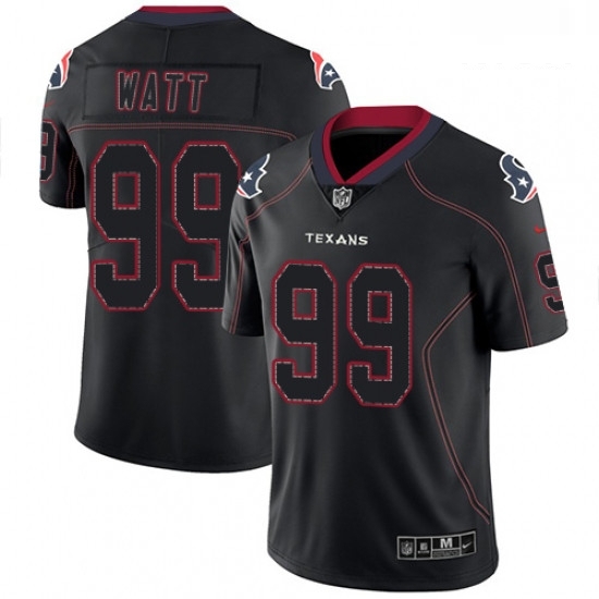 Men Nike Houston Texans 99 JJ Watt Limited Lights Out Black Rush NFL Jersey Men Nike Houston Texans 99 JJ Watt Limited Lights Out Black Rush NFL Jersey