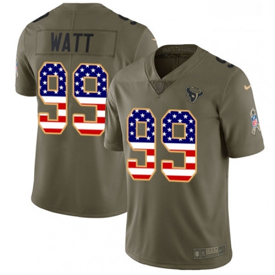 Men Nike Houston Texans 99 JJ Watt Limited OliveUSA Flag 2017 Salute to Service NFL Jersey Men Nike Houston Texans 99 JJ Watt Limited OliveUSA Flag 2017 Salute to Service NFL Jersey