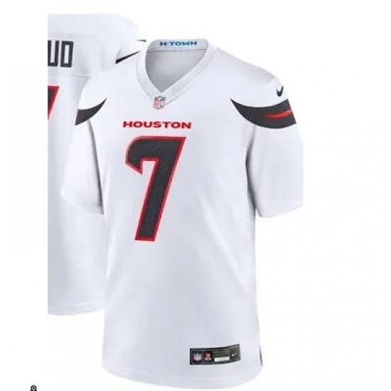 Men's Houston Texans #7 C.J. Stroud White Fashion Vapor Untouchable Limited Stitched Nike Football Jersey Men's Houston Texans #7 C.J. Stroud White Fashion Vapor Untouchable Limited Stitched Nike Football Jersey