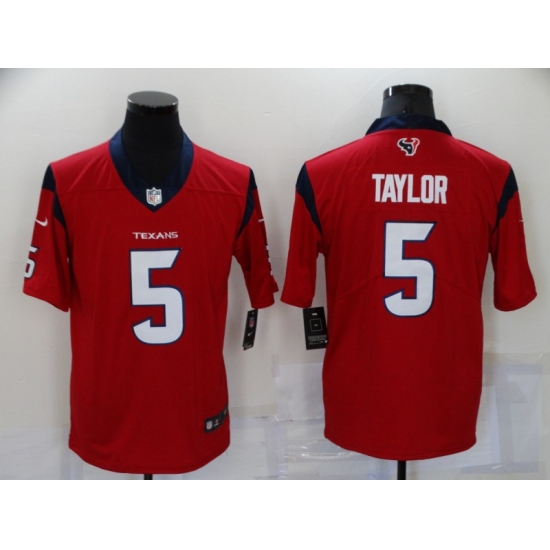 Men's Houston Texans Tyrod Taylor 5 Nike Red Vapor Limited Jersey Men's Houston Texans Tyrod Taylor 5 Nike Red Vapor Limited Jersey