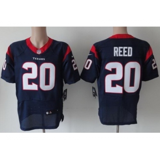 Nike Houston Texans 20 Ed Reed Blue Elite NFL Jersey Nike Houston Texans 20 Ed Reed Blue Elite NFL Jersey
