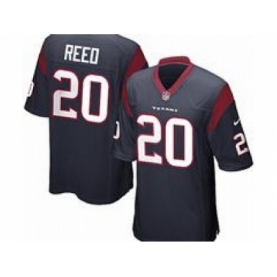 Nike Houston Texans 20 Ed Reed Blue Game NFL Jersey Nike Houston Texans 20 Ed Reed Blue Game NFL Jersey