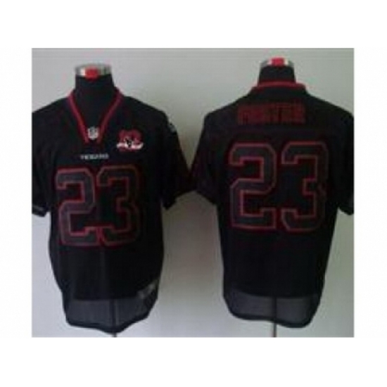 Nike Houston Texans 23 Arian Foster Black Elite Lights Out W 10th Patch NFL Jersey Nike Houston Texans 23 Arian Foster Black Elite Lights Out W 10th Patch NFL Jersey