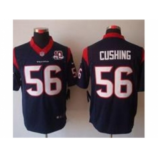 Nike Houston Texans 56 Brian Cushing Blue Limited W 10th Patch NFL Jersey Nike Houston Texans 56 Brian Cushing Blue Limited W 10th Patch NFL Jersey