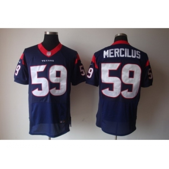 Nike Houston Texans 59 Whitney Mercilus Elite Blue NFL Jersey Nike Houston Texans 59 Whitney Mercilus Elite Blue NFL Jersey
