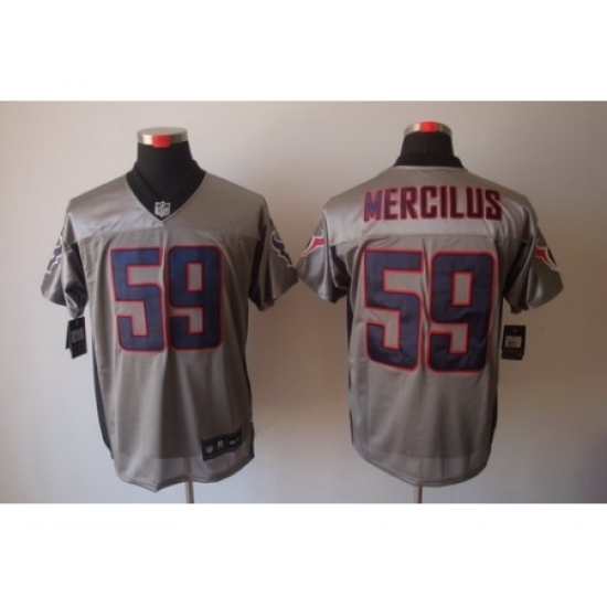 Nike Houston Texans 59 Whitney Mercilus Grey Elite Shadow NFL Jersey Nike Houston Texans 59 Whitney Mercilus Grey Elite Shadow NFL Jersey