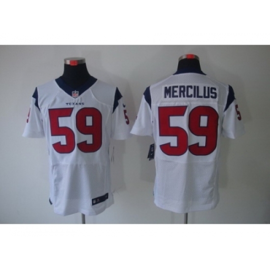 Nike Houston Texans 59 Whitney Mercilus White Elite NFL Jersey Nike Houston Texans 59 Whitney Mercilus White Elite NFL Jersey