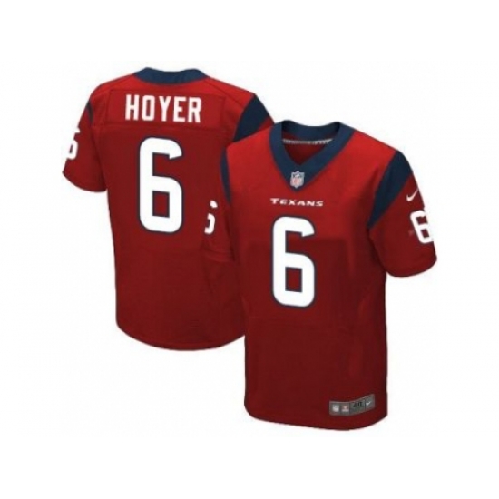 Nike Houston Texans 6 Brian Hoyer Red Elite NFL Jersey Nike Houston Texans 6 Brian Hoyer Red Elite NFL Jersey