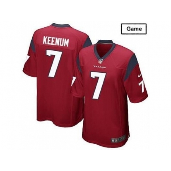 Nike Houston Texans 7 Case Keenum Red Game NFL Jersey Nike Houston Texans 7 Case Keenum Red Game NFL Jersey