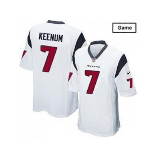 Nike Houston Texans 7 Case Keenum White Game NFL Jersey Nike Houston Texans 7 Case Keenum White Game NFL Jersey