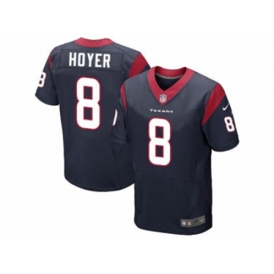 Nike Houston Texans 8 Brian Hoyer blue Elite NFL Jersey Nike Houston Texans 8 Brian Hoyer blue Elite NFL Jersey