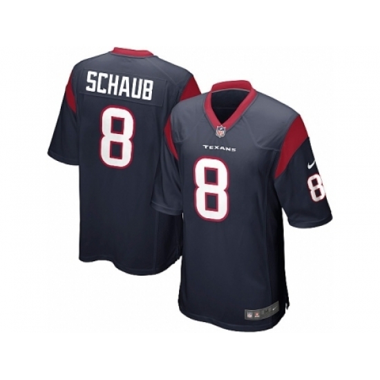 Nike Houston Texans 8 Matt Schaub blue Game NFL Jersey Nike Houston Texans 8 Matt Schaub blue Game NFL Jersey