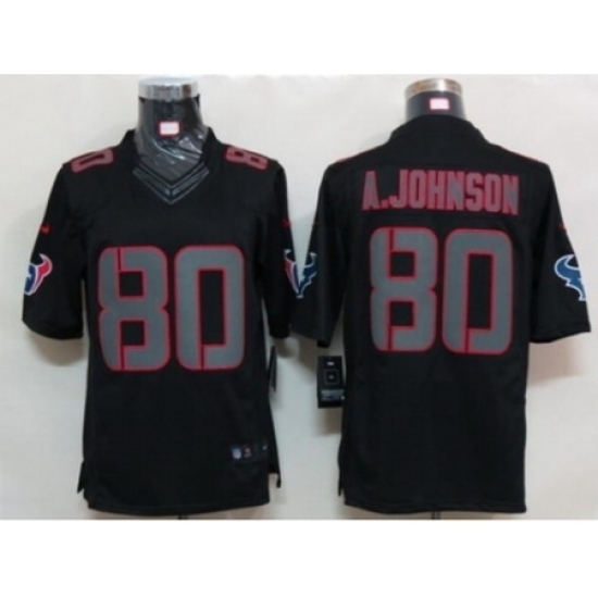 Nike Houston Texans 80 Andre Johnson Black Limited Impact NFL Jersey Nike Houston Texans 80 Andre Johnson Black Limited Impact NFL Jersey