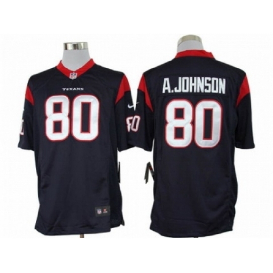 Nike Houston Texans 80 Andre Johnson Blue LIMITED NFL Jersey Nike Houston Texans 80 Andre Johnson Blue LIMITED NFL Jersey