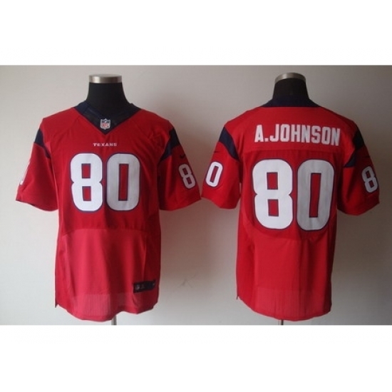 Nike Houston Texans 80 Andre Johnson Red Elite NFL Jersey Nike Houston Texans 80 Andre Johnson Red Elite NFL Jersey
