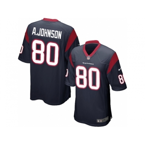 Nike Houston Texans 80 Andre Johnson blue Game NFL Jersey Nike Houston Texans 80 Andre Johnson blue Game NFL Jersey
