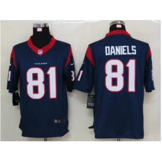 Nike Houston Texans 81 Owen Daniels blue Limited NFL Jersey Nike Houston Texans 81 Owen Daniels blue Limited NFL Jersey